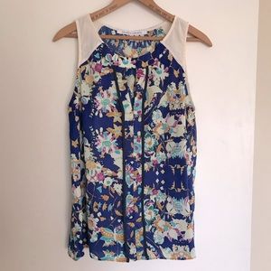 Collective Concepts Floral Sleeveless Blouse